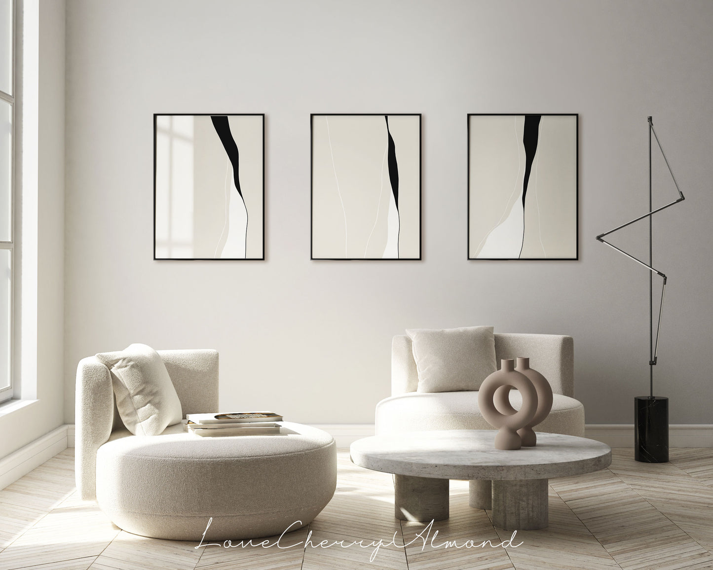 Set of 3 Modern Abstract Printable Wall Art