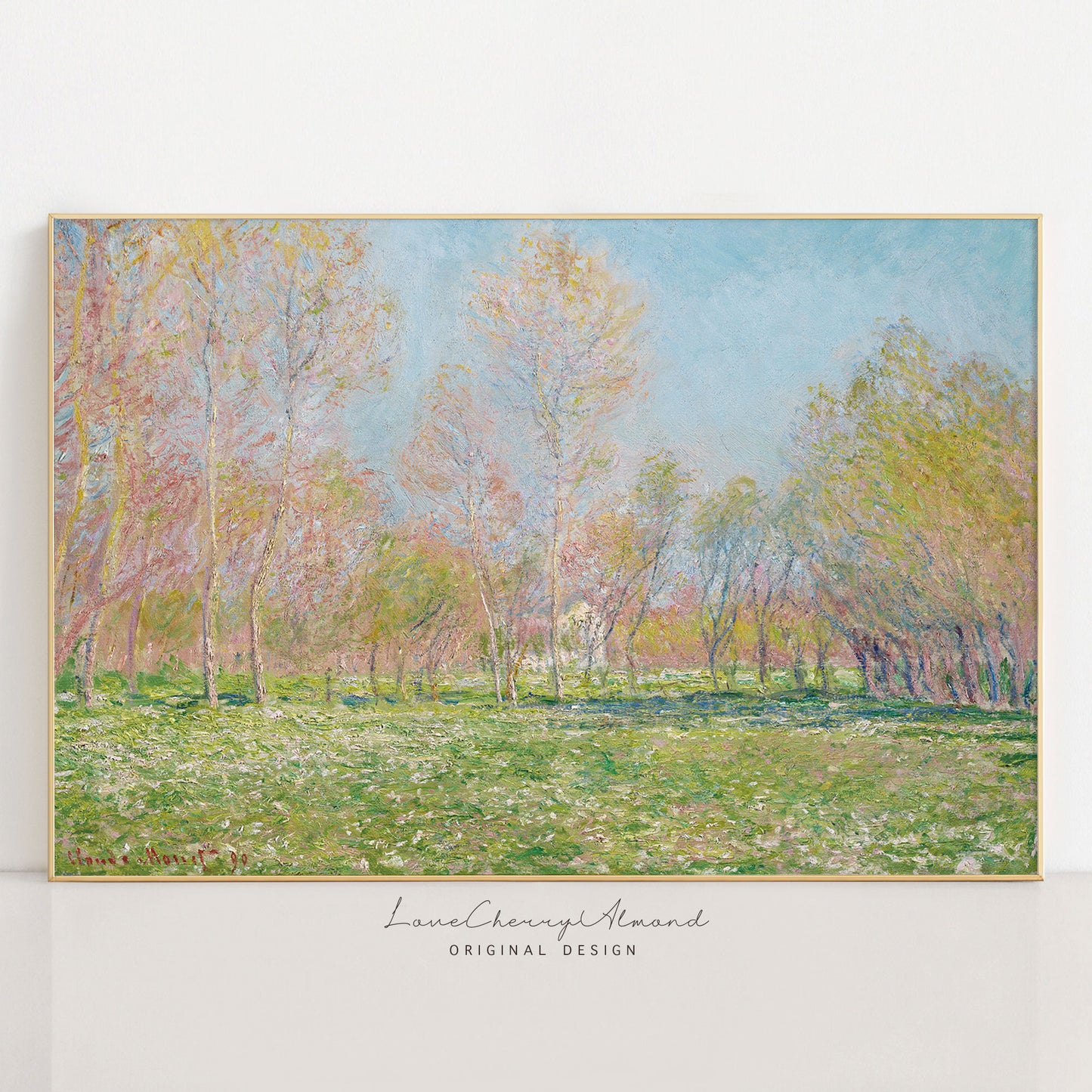 Frühling in Giverny, 1890