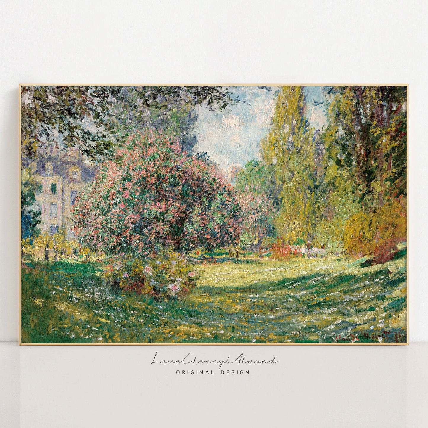 Der Parc Monceau, 1876