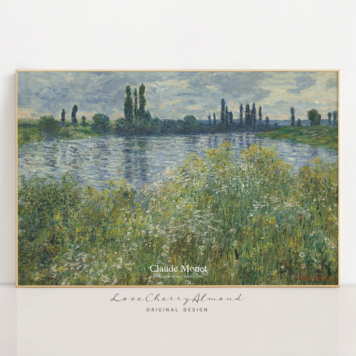 Ufer der Seine, Vétheuil, 1880