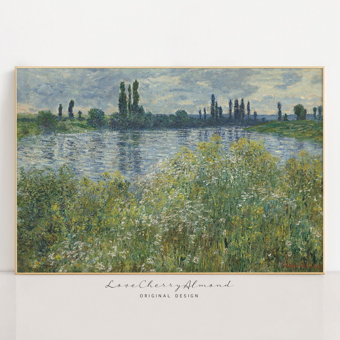 Ufer der Seine, Vétheuil, 1880
