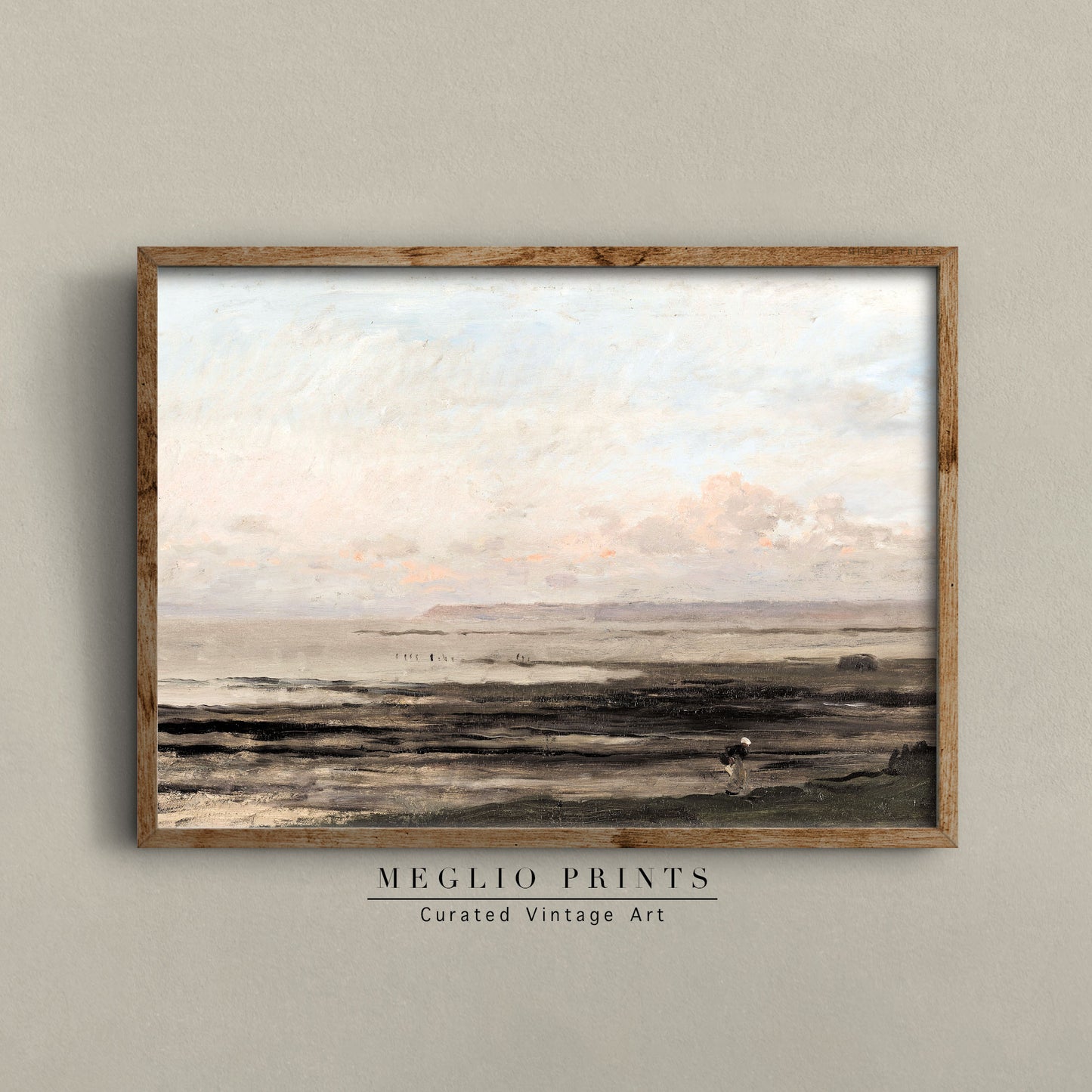 Printable Vintage Art Seascape