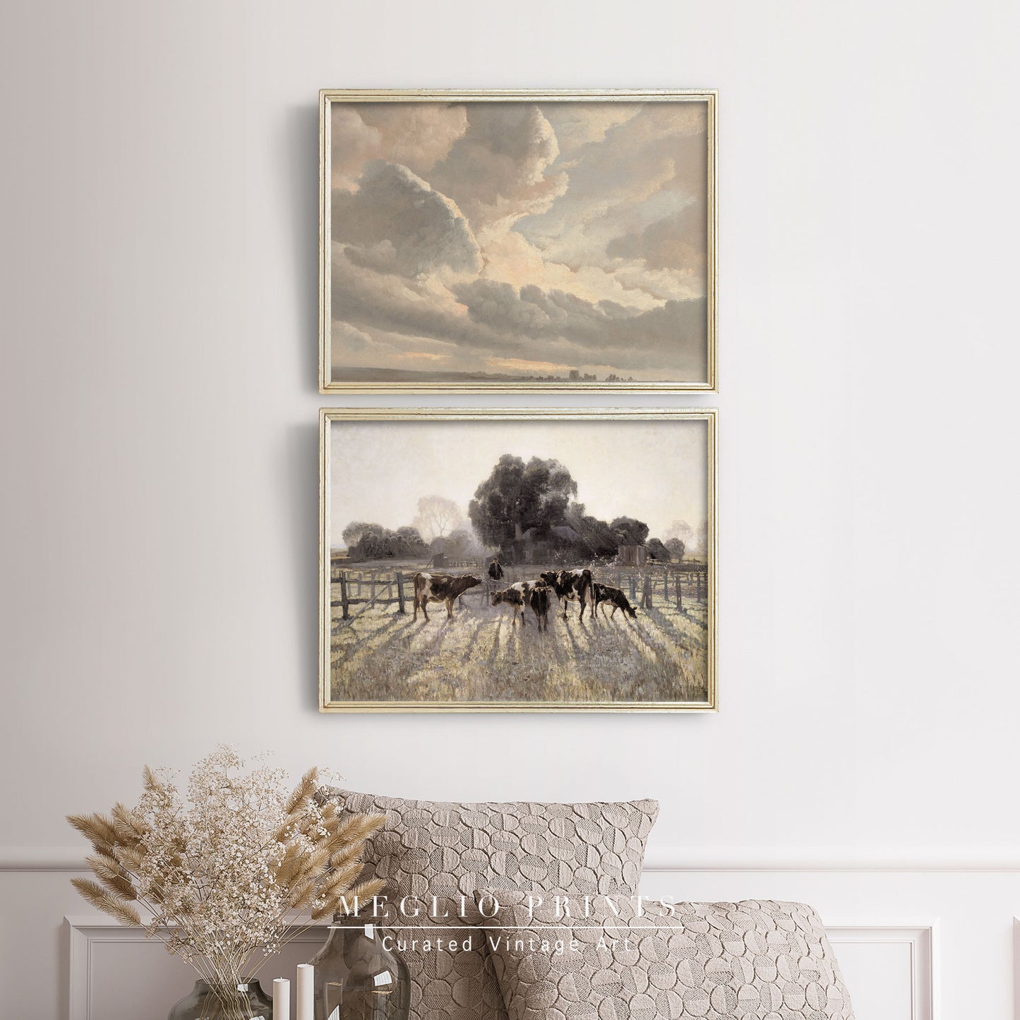 Printable Vintage Gallery Wall Art Set of 2