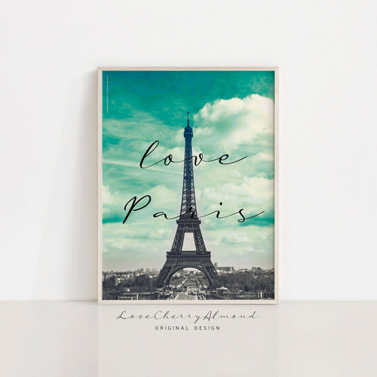 Love Cities Collection "Love Paris" Digital Prints Download