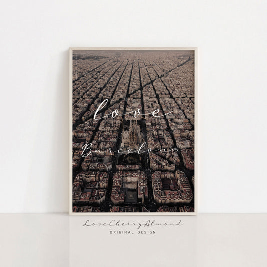 Love Cities Collection "Love Barcelona" Digital Prints Download