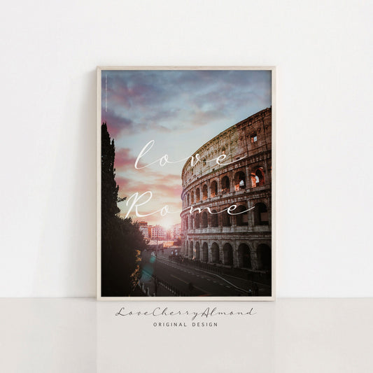 Love Cities Collection "Love Rome" Digital Prints Download